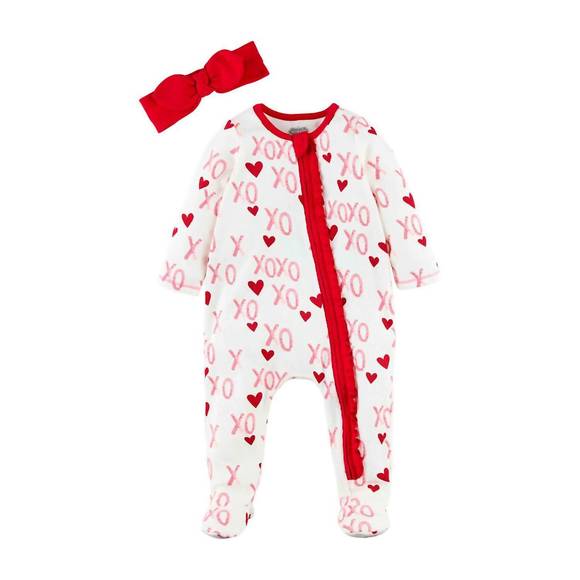 MudPie Pointelle Sleeper Gown main image 1